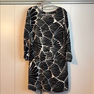 J. Crew Black and White Dress, size 6